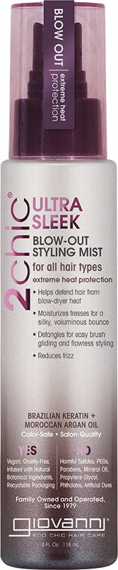 Giovanni Styling Mist Blow Out 2chic Ultra Sleek All Hair 118ml