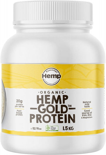 Hemp Foods Australia Organic Hemp Gold Protein 1.5kg