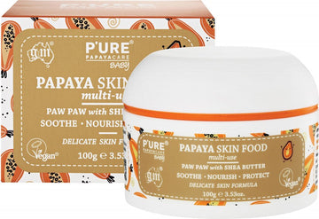 P'URE PAPAYACARE Papaya Baby Skin Food Multi-Use  Paw Paw With Shea Butter 100g