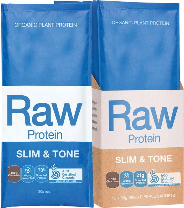 AMAZONIA Raw Protein Slim & Tone  Triple Chocolate 12x30g
