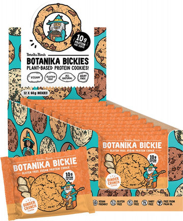 BOTANIKA BLENDS Botanika Bickie - Protein Cookie  Ginger Crunch 12x60g