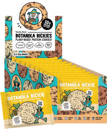 BOTANIKA BLENDS Botanika Bickie - Protein Cookie  Lemon Poppyseed 12x60g
