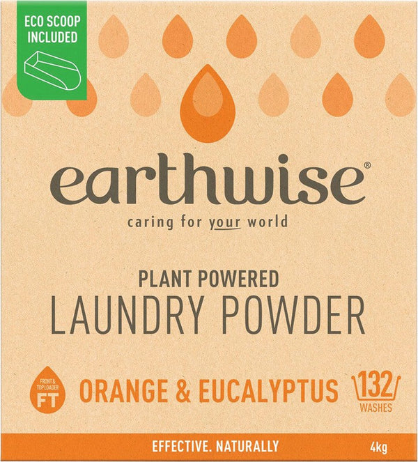 Earthwise Laundry Powder Orange & Eucalyptus 4kg