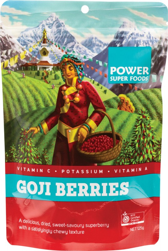 Power Super Foods Goji Berries The Origin Series 125g