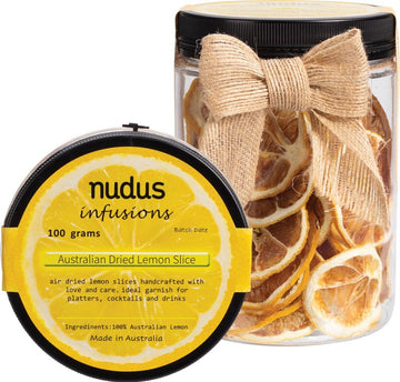 Nudus Infusions Australian Dried Fruit Slice Lemon 100g