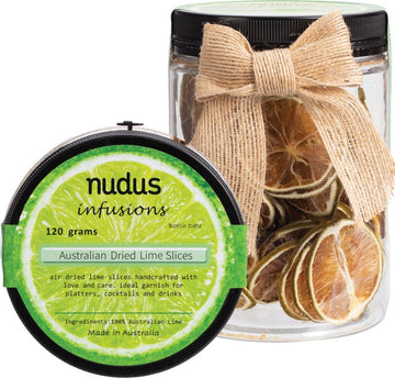 Nudus Infusions Australian Dried Fruit Slice Lime 120g