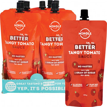 MINGLE Better For You Sauce  Tangy Tomato 10x250g