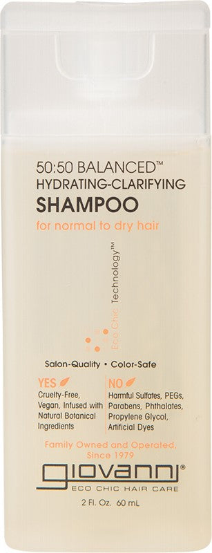 Giovanni Shampoo Mini 50/50 Balanced Normal/Dry Hair 60ml