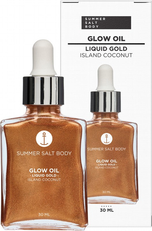 Summer Salt Body Glow Oil Liquid Gold Island Coconut 30ml