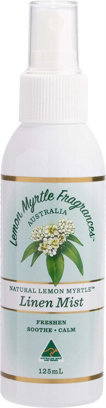 Lemon Myrtle Fragrances Linen Mist 125ml