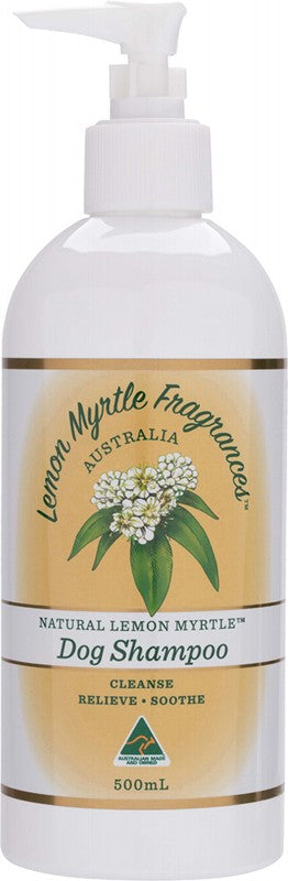 Lemon Myrtle Fragrances Dog Shampoo 500ml