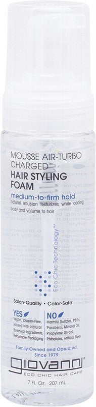 Giovanni Hair Mousse Styling Foam 207ml