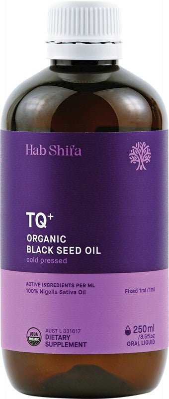 Hab Shifa TQ+ Organic Black Seed Oil 250ml