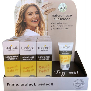 Wotnot Natural Face Sunscreen Counter Display Stock not Included 1