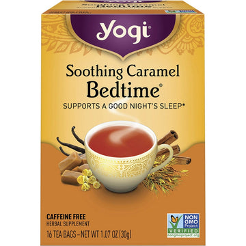 Yogi Tea Herbal Tea Bags Soothing Caramel Bedtime 16pk