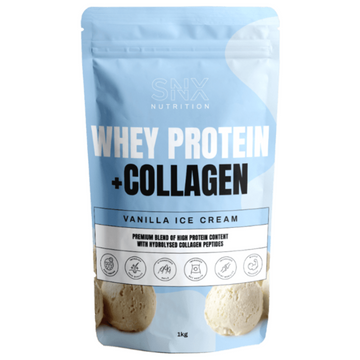 SNX Nutrition Whey Protein + Collagen 1kg (30 Serves)