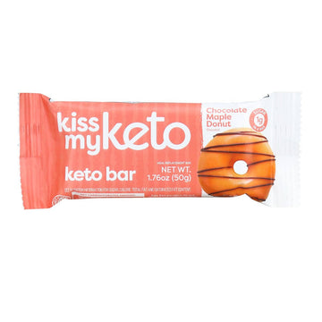 Kiss My Keto - Keto Bar - Chocolate Maple Donut Flavour
